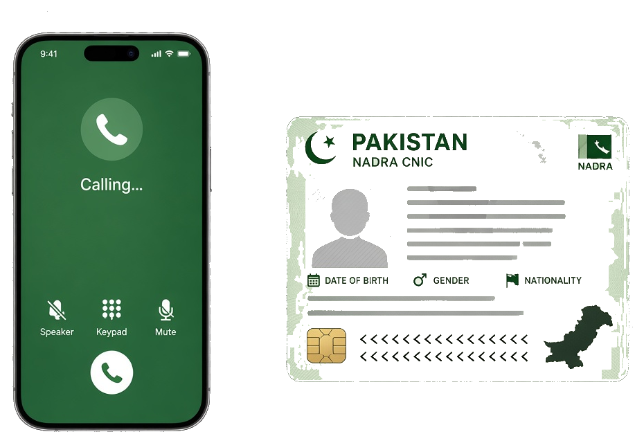 Mobile and CNIC
